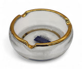 DIAMONDS Luxury Round Glass Ashtray with Elegant Golden Border – Premium Heavy - Duty Clear Glass Smoking Accessory for Home, Office & Café – 11×5 cm - Al Kabayel Discount CentreDIAMONDS Luxury Round Glass Ashtray with Elegant Golden Border – Premium Heavy - Duty Clear Glass Smoking Accessory for Home, Office & Café – 11×5 cmHome Décor AccentsDIAMONDSAl Kabayel Discount Centre