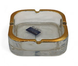 DIAMONDS Square Glass Ashtray with Elegant Golden Border – Luxury Smoking Accessory & Decorative Tablepiece – 12×4 cm - Al Kabayel Discount CentreDIAMONDS Square Glass Ashtray with Elegant Golden Border – Luxury Smoking Accessory & Decorative Tablepiece – 12×4 cmHome Décor AccentsDIAMONDSAl Kabayel Discount Centre