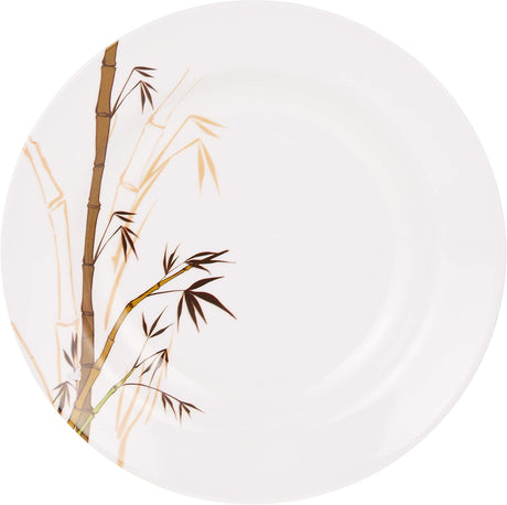 Dinewell Melamine Green Bamboo Round Soup Plate - 23CM - White - Al Kabayel Discount CentreDinewell Melamine Green Bamboo Round Soup Plate - 23CM - WhitePlatesDINEWELLAl Kabayel Discount Centre