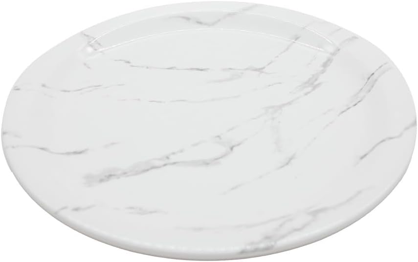 Dinewell Melamine Round Dinner Plate - 27CM - White&Grey - Al Kabayel Discount CentreDinewell Melamine Round Dinner Plate - 27CM - White&GreyPlatesDINEWELLAl Kabayel Discount Centre