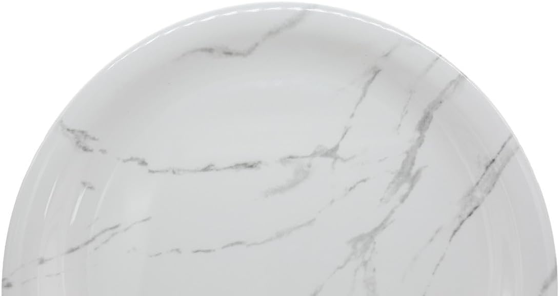 Dinewell Melamine Round Dinner Plate - 27CM - White&Grey - Al Kabayel Discount CentreDinewell Melamine Round Dinner Plate - 27CM - White&GreyPlatesDINEWELLAl Kabayel Discount Centre