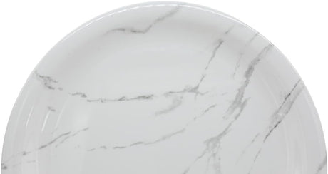 Dinewell Melamine Round Dinner Plate - 27CM - White&Grey - Al Kabayel Discount CentreDinewell Melamine Round Dinner Plate - 27CM - White&GreyPlatesDINEWELLAl Kabayel Discount Centre