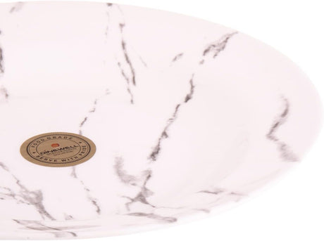 Dinewell Melamine Round Serving Soup Plate - 23CM - White&Grey - Al Kabayel Discount CentreDinewell Melamine Round Serving Soup Plate - 23CM - White&GreyPlatesDINEWELLAl Kabayel Discount Centre