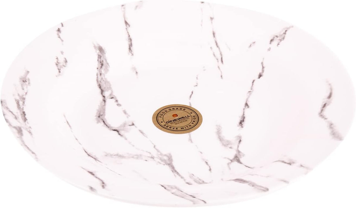 Dinewell Melamine Round Serving Soup Plate - 23CM - White&Grey - Al Kabayel Discount CentreDinewell Melamine Round Serving Soup Plate - 23CM - White&GreyPlatesDINEWELLAl Kabayel Discount Centre