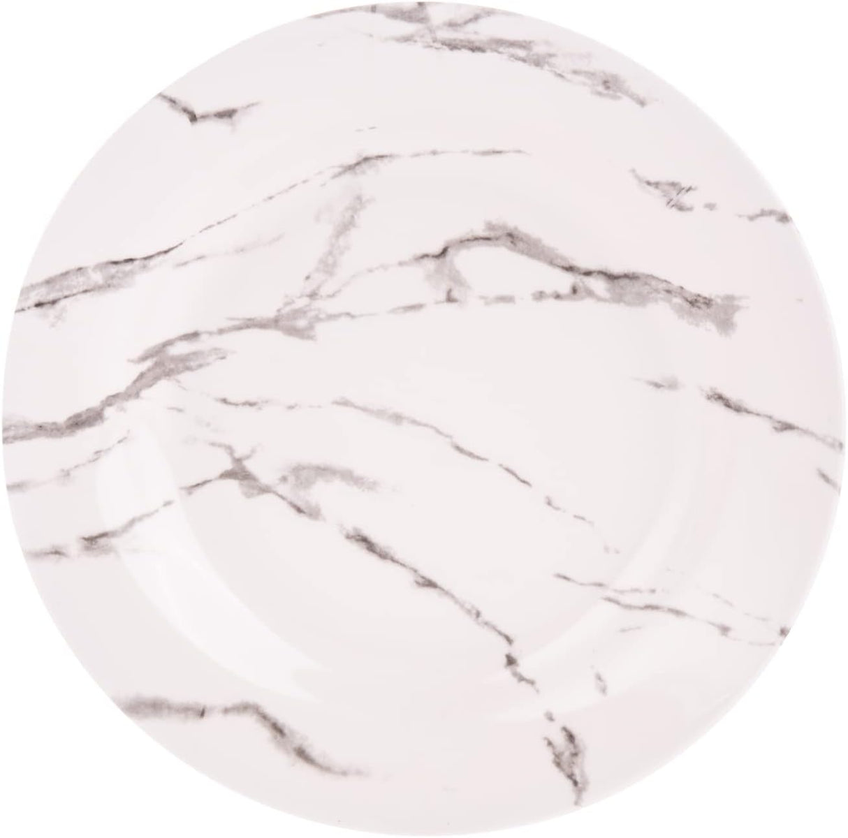 Dinewell Melamine Round Soup Serving Plate - 27CM - White&Grey - Al Kabayel Discount CentreDinewell Melamine Round Soup Serving Plate - 27CM - White&GreyPlatesDINEWELLAl Kabayel Discount Centre