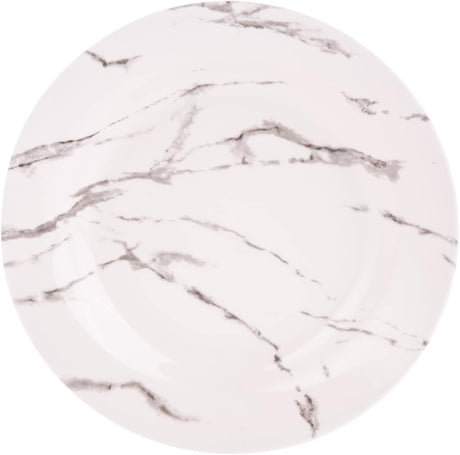 Dinewell Melamine Round Soup Serving Plate - 27CM - White&Grey - Al Kabayel Discount CentreDinewell Melamine Round Soup Serving Plate - 27CM - White&GreyPlatesDINEWELLAl Kabayel Discount Centre