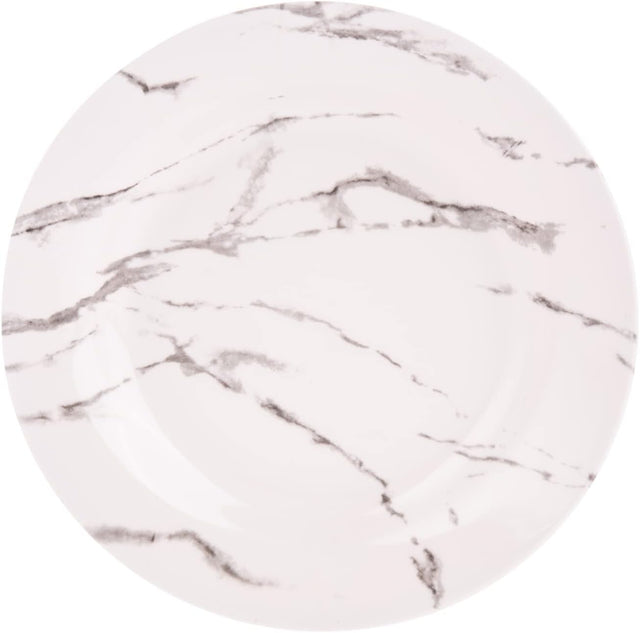 Dinewell Melamine Round Soup Serving Plate - 27CM - White&Grey - Al Kabayel Discount CentreDinewell Melamine Round Soup Serving Plate - 27CM - White&GreyPlatesDINEWELLAl Kabayel Discount Centre