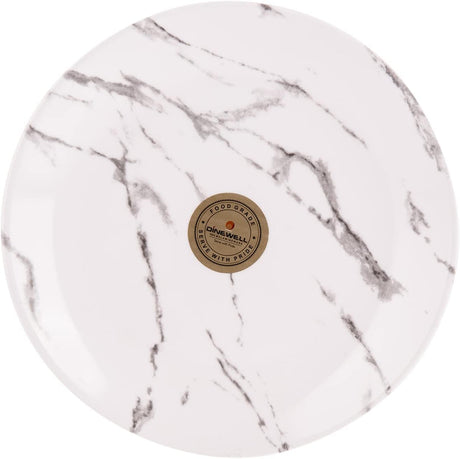 Dinewell Melamine Side Serving Round Plate - 19CM - White&Grey - Al Kabayel Discount CentreDinewell Melamine Side Serving Round Plate - 19CM - White&GreyPlatesDINEWELLAl Kabayel Discount Centre