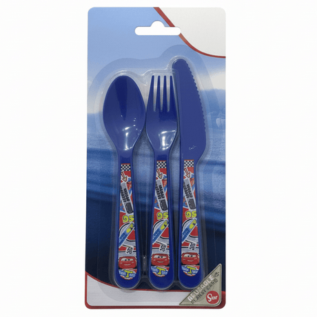 Disney Cars Kids Plastic Cutlery Set (3 pcs) – Racing Theme Kids Dining Set 15 cm - Al Kabayel Discount CentreDisney Cars Kids Plastic Cutlery Set (3 pcs) – Racing Theme Kids Dining Set 15 cmSpatulas And SpoonsDISNEYAl Kabayel Discount Centre