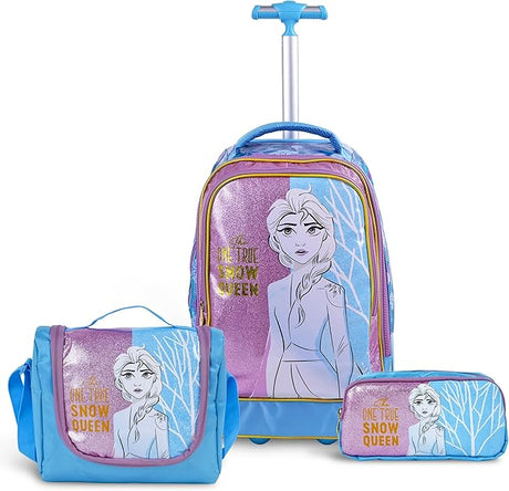 Disney Frozen Premium 3 - in - 1 School Set, Includes 20" Trolley with Big Wheels, Lunch Bag, Pencil Case - Al Kabayel Discount CentreDisney Frozen Premium 3 - in - 1 School Set, Includes 20" Trolley with Big Wheels, Lunch Bag, Pencil CaseSchool BagsDisneyAl Kabayel Discount Centre