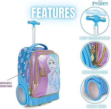 Disney Frozen Premium 3 - in - 1 School Set, Includes 20" Trolley with Big Wheels, Lunch Bag, Pencil Case - Al Kabayel Discount CentreDisney Frozen Premium 3 - in - 1 School Set, Includes 20" Trolley with Big Wheels, Lunch Bag, Pencil CaseSchool BagsDisneyAl Kabayel Discount Centre