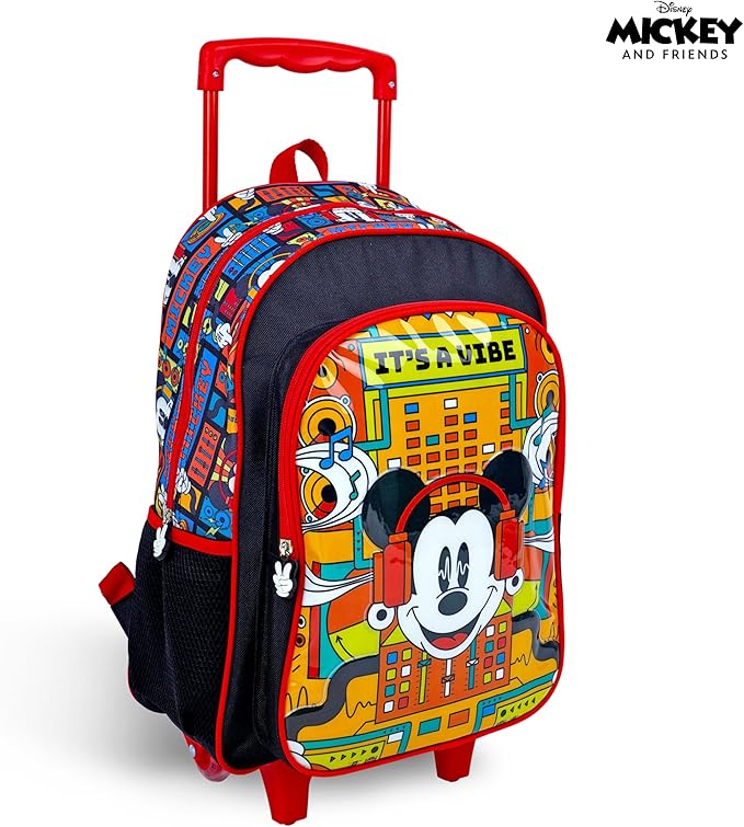 Disney Mickey and Friends - It's A Vibe 3 - in - 1 School Set Includes 16" Trolley Bag, Lunch Bag, Pencil Case - Al Kabayel Discount CentreDisney Mickey and Friends - It's A Vibe 3 - in - 1 School Set Includes 16" Trolley Bag, Lunch Bag, Pencil CaseSchool BagsDisneyAl Kabayel Discount Centre