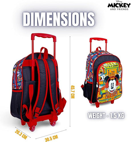 Disney Mickey and Friends - It's A Vibe 3 - in - 1 School Set Includes 16" Trolley Bag, Lunch Bag, Pencil Case - Al Kabayel Discount CentreDisney Mickey and Friends - It's A Vibe 3 - in - 1 School Set Includes 16" Trolley Bag, Lunch Bag, Pencil CaseSchool BagsDisneyAl Kabayel Discount Centre