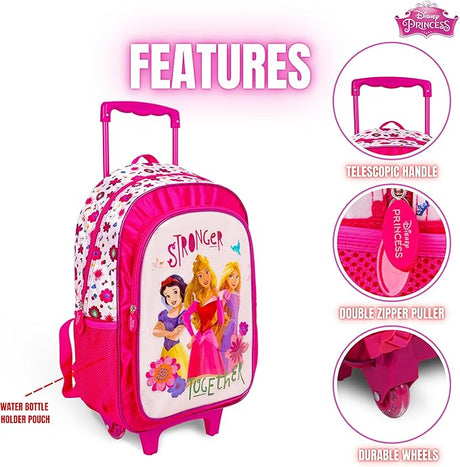 Disney Princess 3 - in - 1 School Set, Includes 18" Trolley Bag, Lunch Bag, Pencil Case - Al Kabayel Discount CentreDisney Princess 3 - in - 1 School Set, Includes 18" Trolley Bag, Lunch Bag, Pencil CaseSchool BagsDisneyAl Kabayel Discount Centre