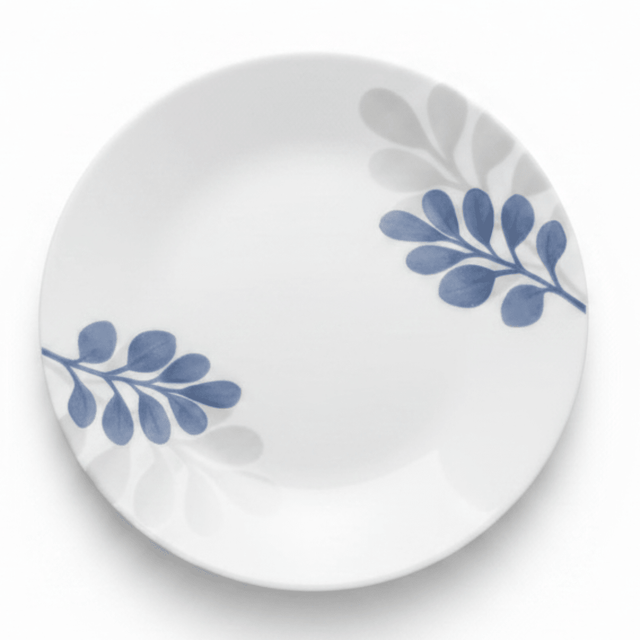 Diva Pearl White Opalware Dessert Plate with Decorative Leaf Design – 19 cm - Al Kabayel Discount CentreDiva Pearl White Opalware Dessert Plate with Decorative Leaf Design – 19 cmPlatesDIVAAl Kabayel Discount Centre