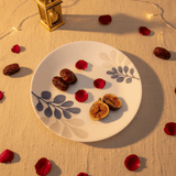 Diva Pearl White Opalware Dessert Plate with Decorative Leaf Design – 19 cm - Al Kabayel Discount CentreDiva Pearl White Opalware Dessert Plate with Decorative Leaf Design – 19 cmPlatesDIVAAl Kabayel Discount Centre