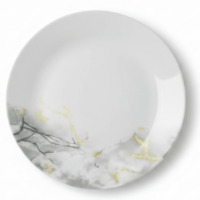 Diva Pearl White Opalware Dinner Plate with Contemporary Grey Design – 27 cm - Al Kabayel Discount CentreDiva Pearl White Opalware Dinner Plate with Contemporary Grey Design – 27 cmPlatesDIVAAl Kabayel Discount Centre