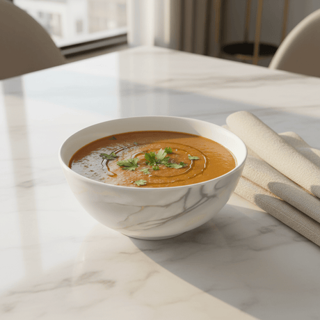 Diva Pearl White Opalware Soup Bowl with Modern Grey Design – 12 cm - Al Kabayel Discount CentreDiva Pearl White Opalware Soup Bowl with Modern Grey Design – 12 cmBowlsDIVAAl Kabayel Discount Centre