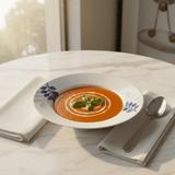 Diva Pearl White Opalware Soup Plate with Decorative Leaf Design – 22.5 cm - Al Kabayel Discount CentreDiva Pearl White Opalware Soup Plate with Decorative Leaf Design – 22.5 cmPlatesDIVAAl Kabayel Discount Centre