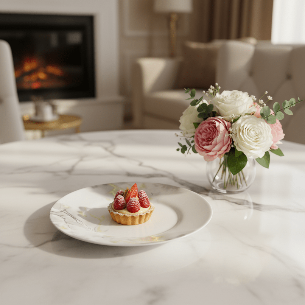 Diva Twilight Clouds White Opalware Dessert Plate with Grey Pattern Design – 19 cm - Al Kabayel Discount CentreDiva Twilight Clouds White Opalware Dessert Plate with Grey Pattern Design – 19 cmPlatesDIVAAl Kabayel Discount Centre