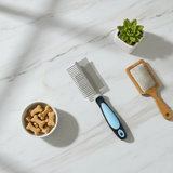 Doka Professional Pet Grooming Comb – 49 - Pin Stainless Steel | Blue & Black Ergonomic Handle | 20cm - Al Kabayel Discount CentreDoka Professional Pet Grooming Comb – 49 - Pin Stainless Steel | Blue & Black Ergonomic Handle | 20cmPet SuppliesDOKAAl Kabayel Discount Centre