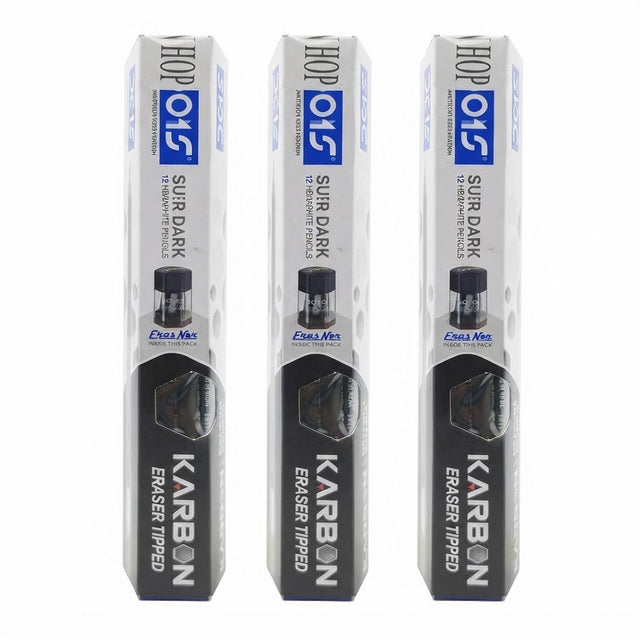 DOMS Karbon Super Dark HB/2 Graphite Pencils with Eraser Tip — Pack of 3 (36 Pencils) - Al Kabayel Discount CentreDOMS Karbon Super Dark HB/2 Graphite Pencils with Eraser Tip — Pack of 3 (36 Pencils)Pens, Pencils & MarkersDOMSAl Kabayel Discount Centre