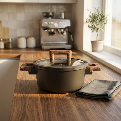 Donnor Cast Aluminium Casserole 20 CM – Walnut Series - Al Kabayel Discount CentreDonnor Cast Aluminium Casserole 20 CM – Walnut SeriesCasserolesDONNORAl Kabayel Discount Centre