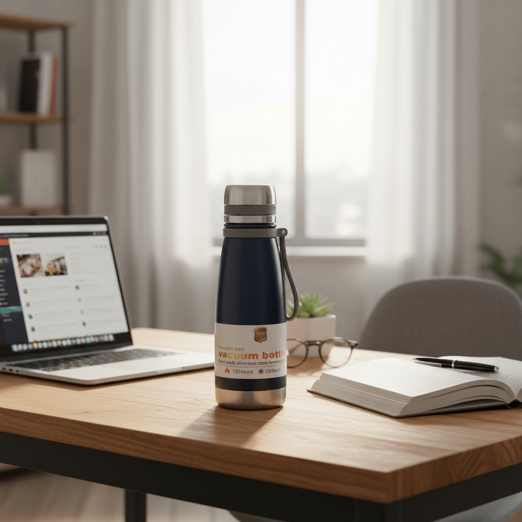 Double Wall Stainless Steel Vacuum Bottle 500ml – Navy Blue / Yellow / Silver / Red / Dark Green - Al Kabayel Discount CentreDouble Wall Stainless Steel Vacuum Bottle 500ml – Navy Blue / Yellow / Silver / Red / Dark GreenWater BottlesAKDCAl Kabayel Discount Centre
