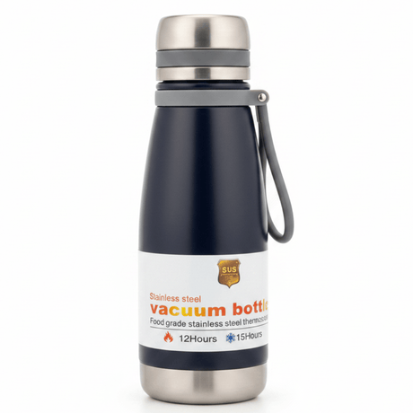 Double Wall Stainless Steel Vacuum Bottle 500ml – Navy Blue / Yellow / Silver / Red / Dark Green - Al Kabayel Discount CentreDouble Wall Stainless Steel Vacuum Bottle 500ml – Navy Blue / Yellow / Silver / Red / Dark GreenWater BottlesAKDCAl Kabayel Discount Centre