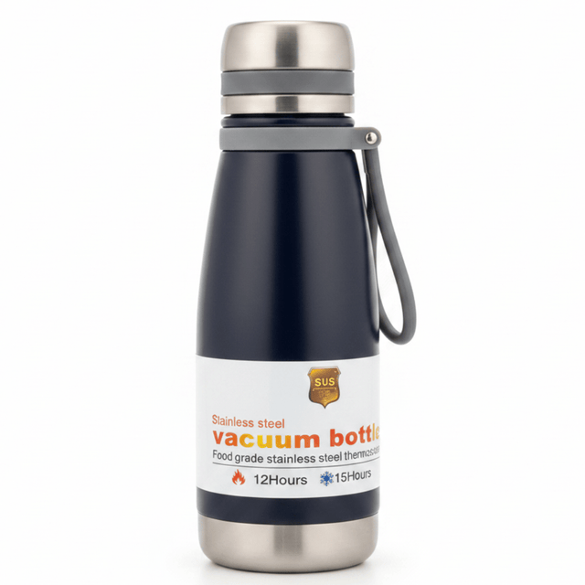 Double Wall Stainless Steel Vacuum Bottle 500ml – Navy Blue / Yellow / Silver / Red / Dark Green - Al Kabayel Discount CentreDouble Wall Stainless Steel Vacuum Bottle 500ml – Navy Blue / Yellow / Silver / Red / Dark GreenWater BottlesAKDCAl Kabayel Discount Centre