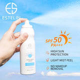 Estelin SPF 50 Sunscreen Spray – 180ml – UVA/UVB Protection with Hyaluronic Acid & Vitamin C