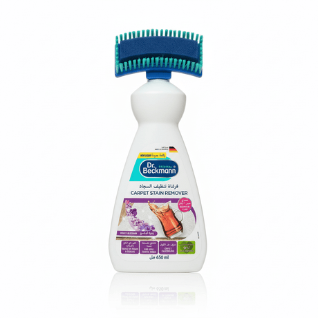 Dr. Beckmann Carpet Stain Remover with Brush – Violet Blossom - 650ml - Al Kabayel Discount CentreDr. Beckmann Carpet Stain Remover with Brush – Violet Blossom - 650mlLaundry CareDR. BECKMANNAl Kabayel Discount Centre