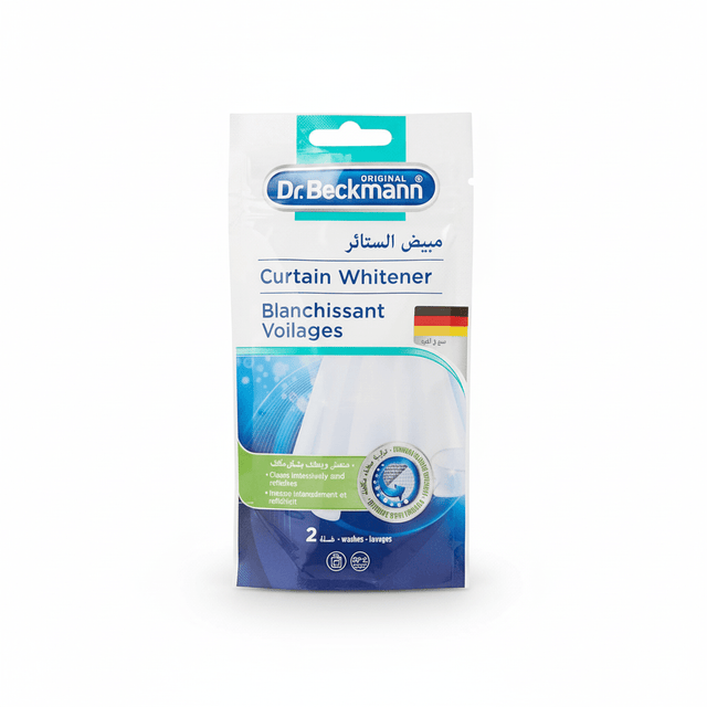 Dr. Beckmann Curtain Whitener Intensive White (2 Washes) - 80g - Al Kabayel Discount CentreDr. Beckmann Curtain Whitener Intensive White (2 Washes) - 80gLaundry CareDR. BECKMANNAl Kabayel Discount Centre