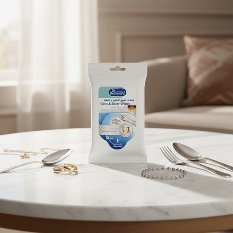 Dr Beckmann Gold & Silver Wipes 12pcs - Al Kabayel Discount CentreDr Beckmann Gold & Silver Wipes 12pcsBath & BodyDR.BECKMANNAl Kabayel Discount Centre