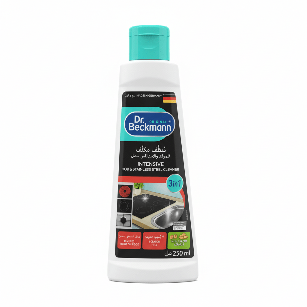 Dr. Beckmann Intensive Hob & Stainless Steel Cleaner - 250ml - Al Kabayel Discount CentreDr. Beckmann Intensive Hob & Stainless Steel Cleaner - 250mlHousehold CleaningDRBECKMANNAl Kabayel Discount Centre