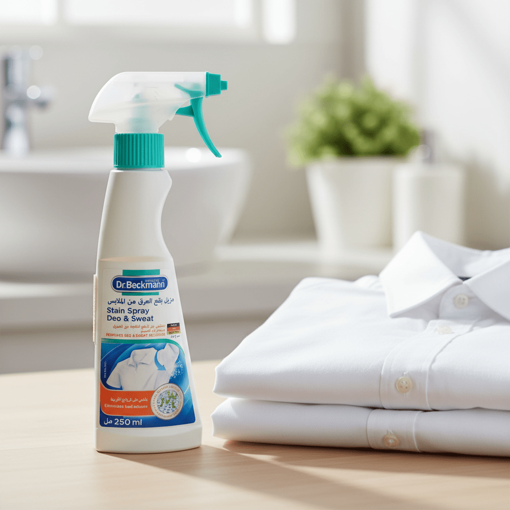 Dr. Beckmann Original Deo & Sweat Stain Remover Spray Works for Color and Whites Removes Tough Presipitation Residue Stains - 250 ml - Al Kabayel Discount CentreDr. Beckmann Original Deo & Sweat Stain Remover Spray Works for Color and Whites Removes Tough Presipitation Residue Stains - 250 mlLaundry CareDR. BECKMANNAl Kabayel Discount Centre