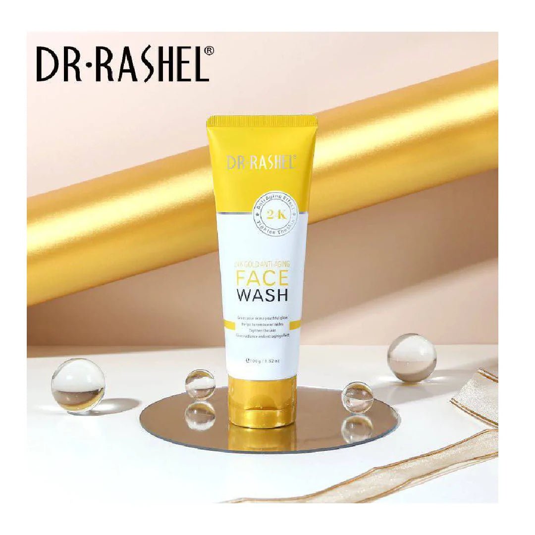 DR. RASHEL 24K Gold Anti - Aging Face Wash 100g - Al Kabayel Discount CentreDR. RASHEL 24K Gold Anti - Aging Face Wash 100gSkin CareDR RASHELAl Kabayel Discount Centre