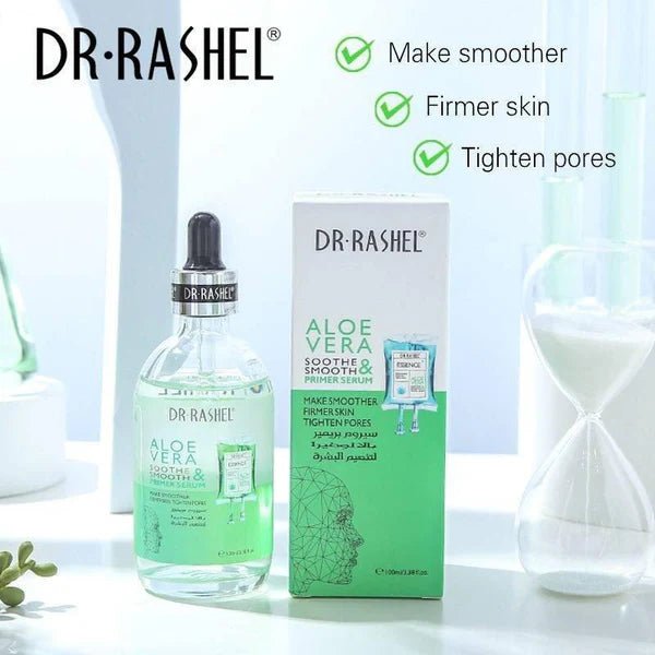 Dr. Rashel Aloe Vera Soothe & Smooth Primer Serum 100ml - Al Kabayel Discount CentreDr. Rashel Aloe Vera Soothe & Smooth Primer Serum 100mlSkin CareDR RASHELAl Kabayel Discount Centre
