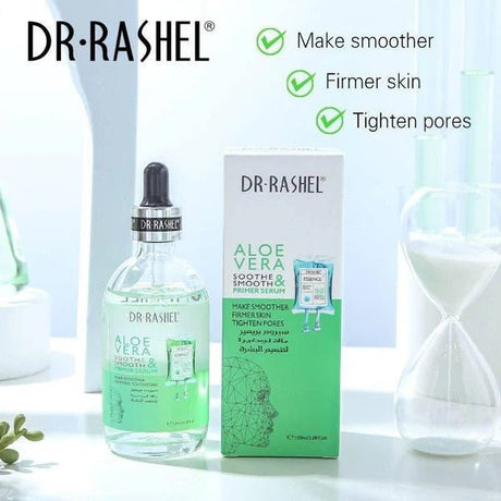 Dr. Rashel Aloe Vera Soothe & Smooth Primer Serum 100ml - Al Kabayel Discount CentreDr. Rashel Aloe Vera Soothe & Smooth Primer Serum 100mlSkin CareDR RASHELAl Kabayel Discount Centre