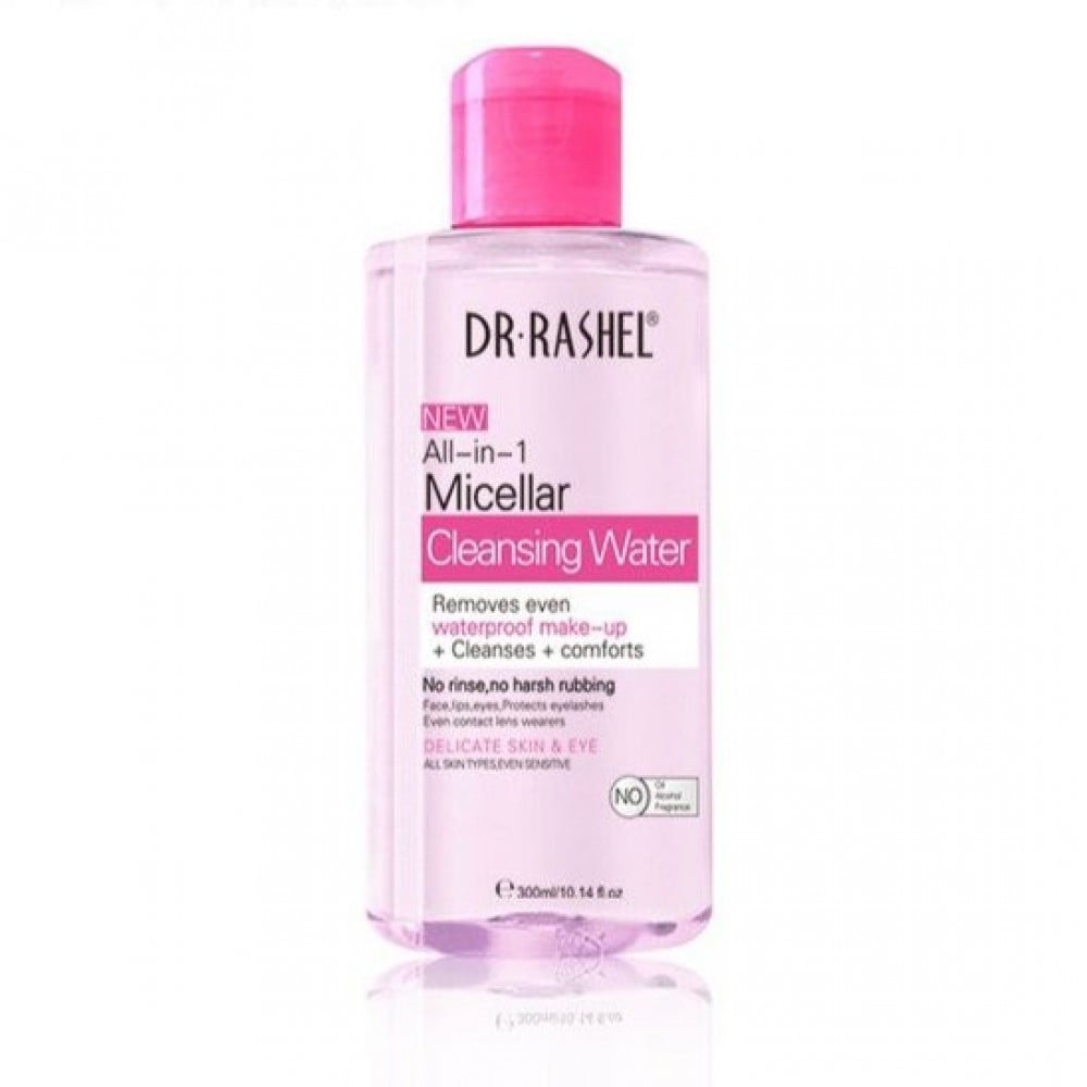 Dr. Rashel Micellar Water Cleanser and Makeup Remover 300 ml Pink - Al Kabayel Discount CentreDr. Rashel Micellar Water Cleanser and Makeup Remover 300 ml PinkSkin CareDR RASHELAl Kabayel Discount Centre