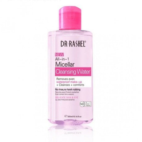 Dr. Rashel Micellar Water Cleanser and Makeup Remover 300 ml Pink - Al Kabayel Discount CentreDr. Rashel Micellar Water Cleanser and Makeup Remover 300 ml PinkSkin CareDR RASHELAl Kabayel Discount Centre