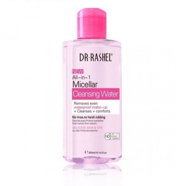 Dr. Rashel Micellar Water Cleanser and Makeup Remover 300 ml Pink - Al Kabayel Discount CentreDr. Rashel Micellar Water Cleanser and Makeup Remover 300 ml PinkSkin CareDR RASHELAl Kabayel Discount Centre