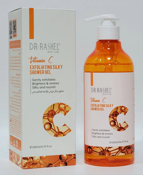 Dr. Rashel Silky Exfoliating Shower Gel With Vitamin C 500Ml - Al Kabayel Discount CentreDr. Rashel Silky Exfoliating Shower Gel With Vitamin C 500MlSkin CareDR RASHELAl Kabayel Discount Centre
