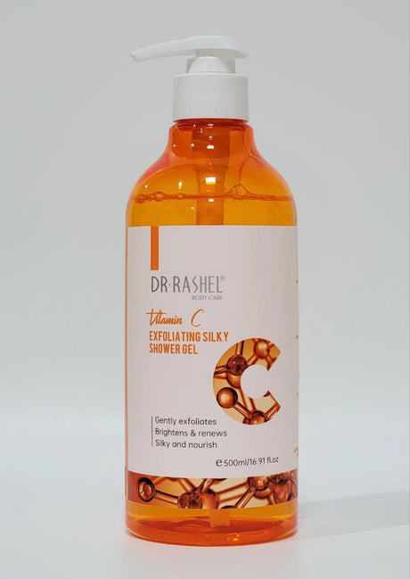 Dr. Rashel Silky Exfoliating Shower Gel With Vitamin C 500Ml - Al Kabayel Discount CentreDr. Rashel Silky Exfoliating Shower Gel With Vitamin C 500MlSkin CareDR RASHELAl Kabayel Discount Centre
