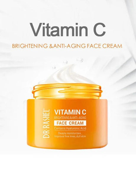 DR RASHEL Vitamin C Brightening & Anti Aging Face Cream - Al Kabayel Discount CentreDR RASHEL Vitamin C Brightening & Anti Aging Face CreamSkin CareDR RASHELAl Kabayel Discount Centre