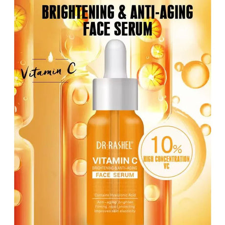 Dr. Rashel Vitamin C Brightening & Anti - Aging Face Serum 50ml - Al Kabayel Discount CentreDr. Rashel Vitamin C Brightening & Anti - Aging Face Serum 50mlSkin CareDR RASHELAl Kabayel Discount Centre
