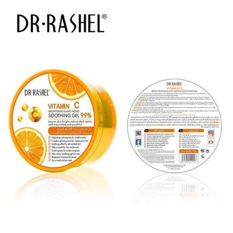 Dr. Rashel Vitamin C Brightening & Anti - Aging Soothing Gel 99% - 300g - Al Kabayel Discount CentreDr. Rashel Vitamin C Brightening & Anti - Aging Soothing Gel 99% - 300gSkin CareDR RASHELAl Kabayel Discount Centre