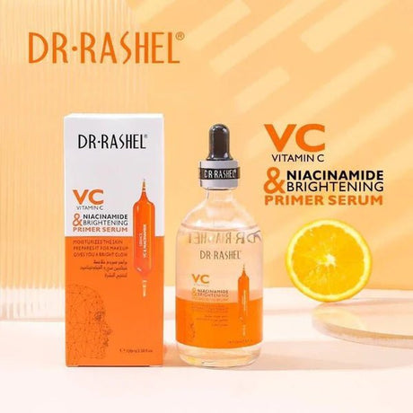 Dr. Rashel Vitamin C & Niacinamide Brightening Primer Serum 100ml - Al Kabayel Discount CentreDr. Rashel Vitamin C & Niacinamide Brightening Primer Serum 100mlSkin CareDR RASHELAl Kabayel Discount Centre