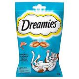 DREAMIES Crunchy Cat Treats with Scrumptious Salmon, 60g Pouch - Al Kabayel Discount CentreDREAMIES Crunchy Cat Treats with Scrumptious Salmon, 60g PouchPet SuppliesDREAMIESAl Kabayel Discount Centre