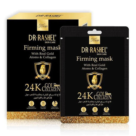 Dr.Rashel 24K Gold Collagen Firming Mask Sheet - 10Pcs 25g - Al Kabayel Discount CentreDr.Rashel 24K Gold Collagen Firming Mask Sheet - 10Pcs 25gSkin CareDR RASHELAl Kabayel Discount Centre